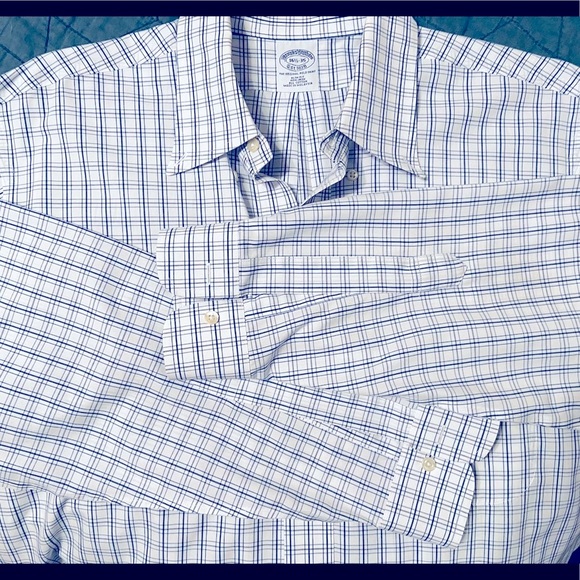 Brooks Brothers Dress Button Down Shirt 16 1/5  35 - Picture 3 of 7